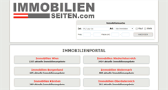 Desktop Screenshot of immobilienseiten.com