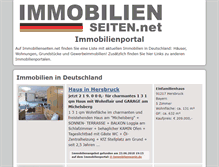 Tablet Screenshot of immobilienseiten.net